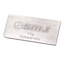 SMJ Thin Type Tungsten Weight Plate 11g (33 x 16.7 x 1.0mm) - Speedy RC