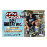 OS Engines Speed B21 Ongaro Edition .21 Engine with T2090 Pipe OSM1DL02 - Speedy RC