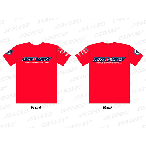 A0070-RD-3XL - INFINITY 2019 TEAM "U.S.A." T-SHIRT (RD) 3XL SIZE - Speedy RC