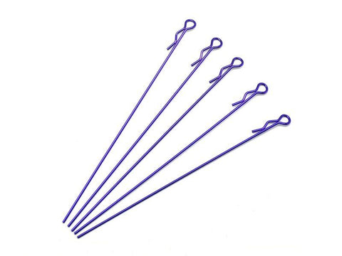 extra long body clip 1/10 - metallic purple (5) - Speedy RC