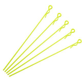 extra long body clip 1/10 - flurorescent yellow (5) - Speedy RC