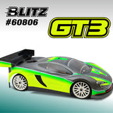 BLITZ GT3 1/8th GT Body Shell 0.8mm #60806-10 - Speedy RC