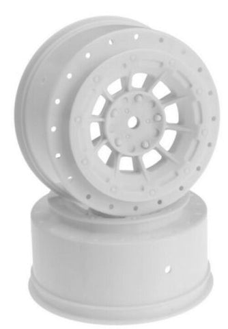 Hazard - SC6 +3mm wider off-set - 12mm hex wheel - 2pc. - (white) JC3344W - Speedy RC