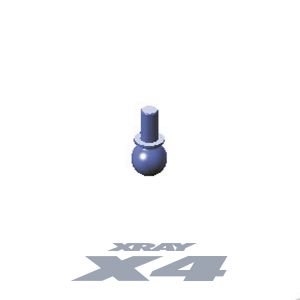 XRAY X4 PIVOT BALL 6.0MM WITH M3x5.5MM THREAD - HUDY SPRING STEEL™ (2) - XY303260 - Speedy RC