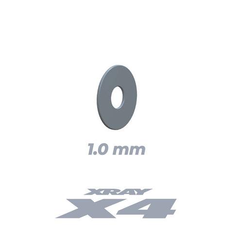XRAY ALU WHEEL SHIM OFFSET 1.0MM (2) - XY305381 - Speedy RC