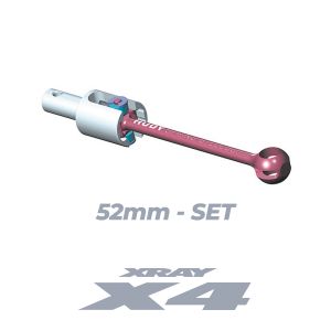 XRAY X4 CVD BB DRIVE SHAFT 52MM - HUDY SPRING STEEL™ - SET - XY305407 - Speedy RC