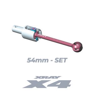 XRAY X4 CVD BB DRIVE SHAFT 54MM - HUDY SPRING STEEL™ - SET - XY305408 - Speedy RC